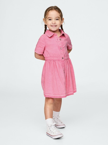 GAP Baby rochie cămașă din denim GAP