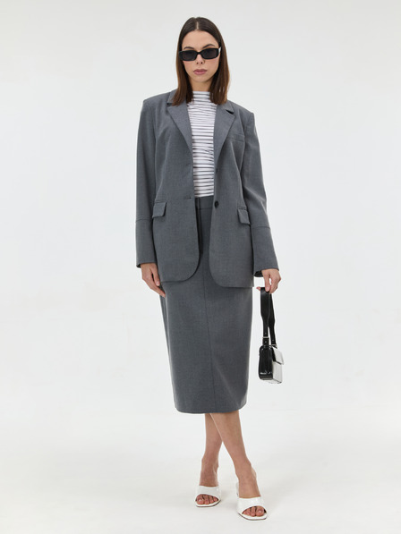 Orsay Tricou alb cu dungi pentru femei cu mânecă scurtă ORSAY