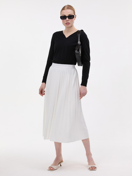 Orsay Fustă midi crem pentru femei ORSAY