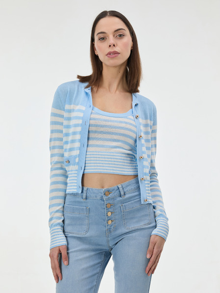 Orsay Cardigan bleu deschis cu dungi pentru femei ORSAY