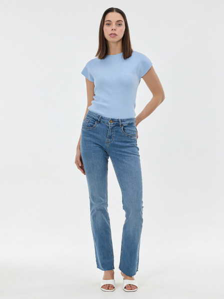 Orsay Pulover fără mâneci albastru deschis pentru femei ORSAY