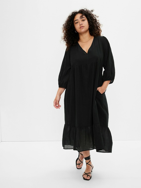 GAP Rochie midi cu decolteu în V GAP
