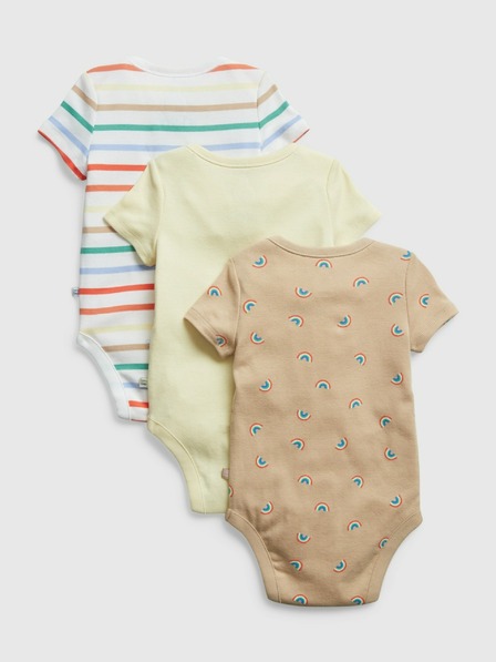 GAP Baby body din bumbac Brannan 3 bucăți GAP