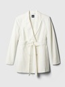 GAP Blazer din in cu curea GAP