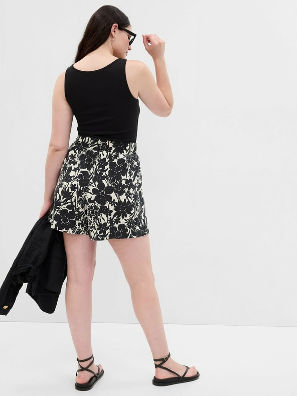 GAP Șorturi cu model din amestec de in GAP
