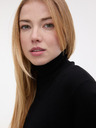 Orsay Pulover negru cu guler înalt pentru femei ORSAY