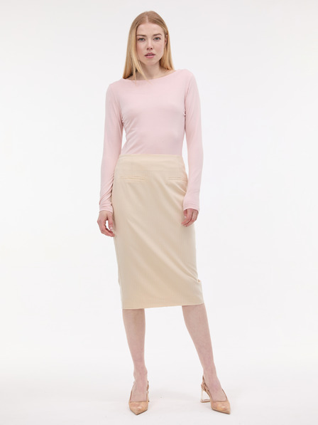 Orsay Tricou cu mânecă lungă pentru femei roz deschis ORSAY