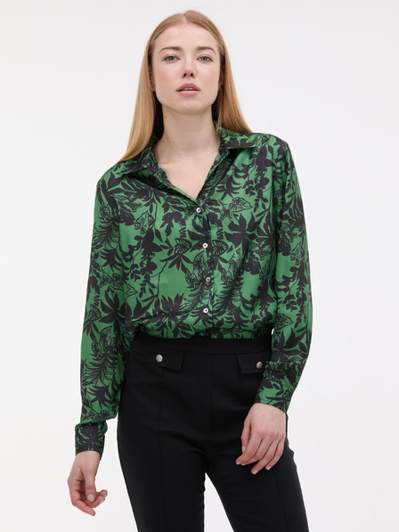 Orsay Bluză de damă verde cu model ORSAY