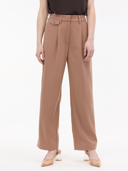 Orsay Pantaloni largi maro deschis pentru femei ORSAY