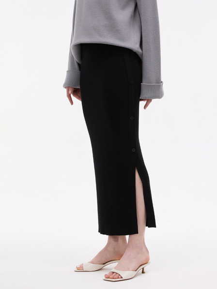 Orsay Fustă tricotată neagră pentru femei ORSAY