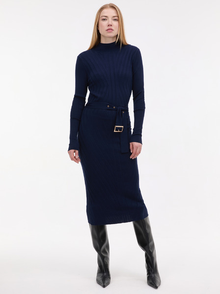 Orsay Rochie midi bleumarin pentru femei cu curea ORSAY