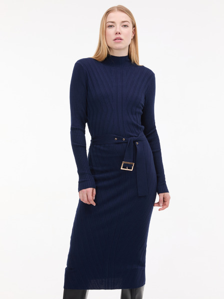 Orsay Rochie midi bleumarin pentru femei cu curea ORSAY