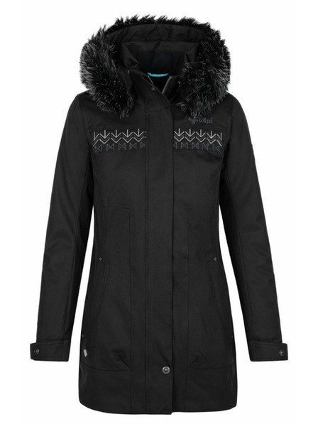 Kilpi Palton de iarnă negru pentru femei Kilpi PERU-W