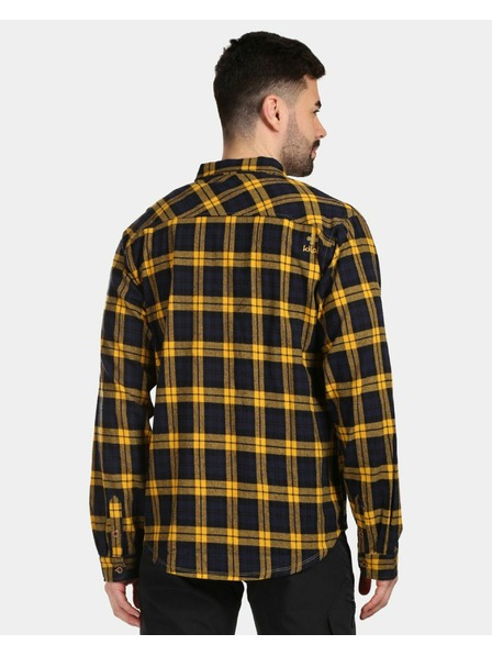 Kilpi Tricou sport din flanel pentru bărbați Kilpi FLANNY-M Galben