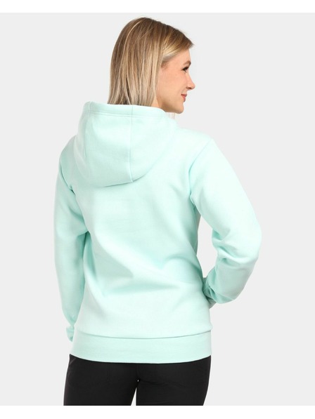 Kilpi Hanorac cu glugă din bumbac pentru femei Kilpi NIKY-W Mint