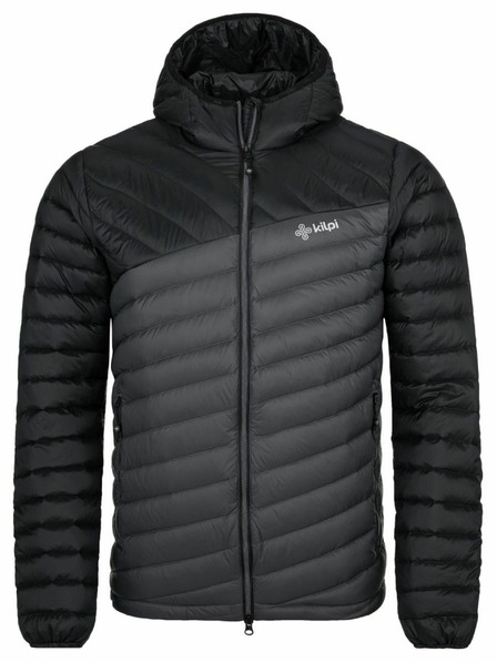 Kilpi Jachetă neagră cu puf pentru bărbați Kilpi PYRAMIDEN-M