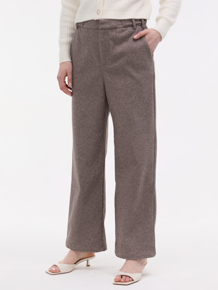 Orsay Pantaloni largi maro deschis pentru femei ORSAY