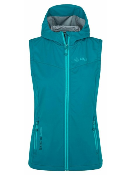 Kilpi Vestă softshell Petrol pentru femei Kilpi Monilea-W
