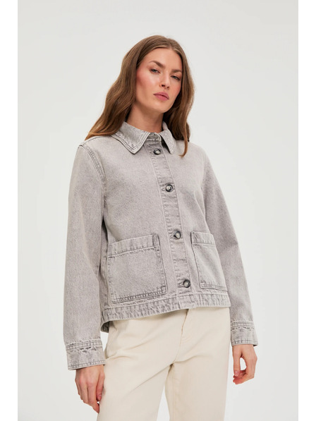 Moodo Jachetă denim gri Moodo