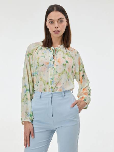 Orsay Bluză verde deschis cu model pentru femei ORSAY