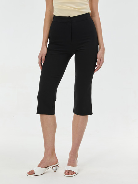 Orsay Pantaloni capri negri pentru femei ORSAY