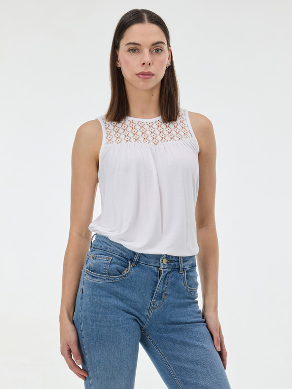 Orsay Top de damă alb ORSAY