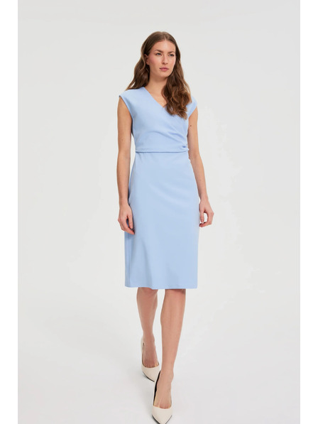 Moodo Fustă plisată albastră Moodo