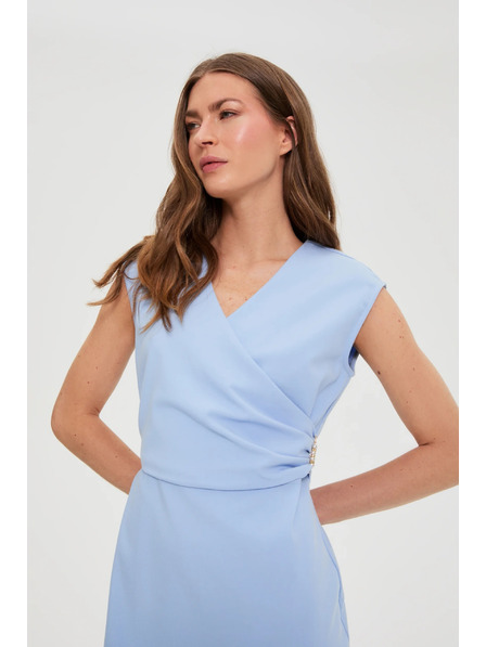 Moodo Fustă plisată albastră Moodo