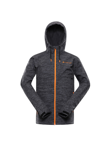 ALPINE PRO Jachetă softshell bărbătească cu tratament dwr ALPINE PRO HERAS dk.true gray