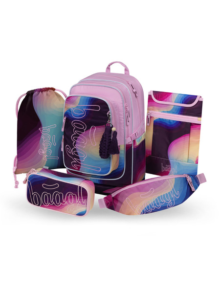 BAAGL  BAAGL SET 5 Cubic Lyra: rucsac, penar, sac, borseta, husa laptop GRS