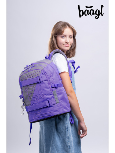 BAAGL  BAAGL SET 3 Skate Dual: rucsac, penar, geanta de sport GRS