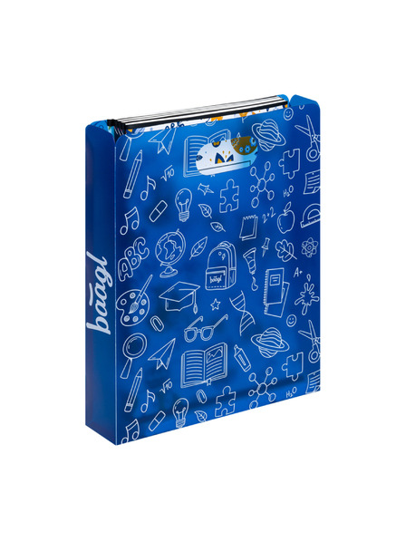 BAAGL  BAAGL Dosare plastic pentru caiete școlare School albastru