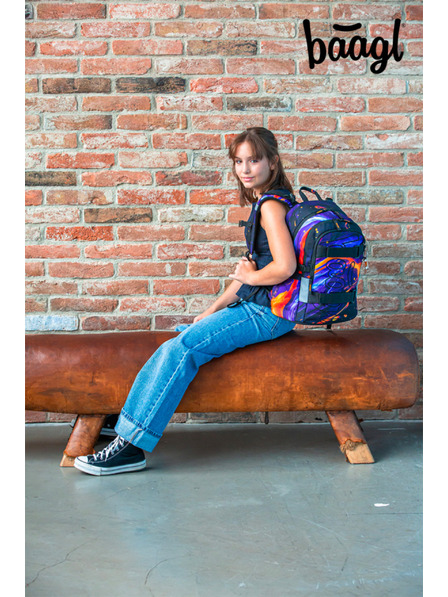 BAAGL  BAAGL SET 3 Skate Vibe: rucsac, penar, geantă sport GRS