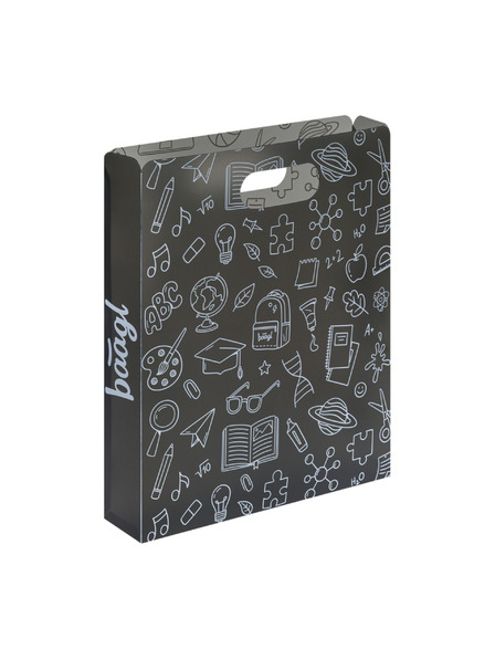 BAAGL  BAAGL Dosare plastic pentru caiete școlare School gri