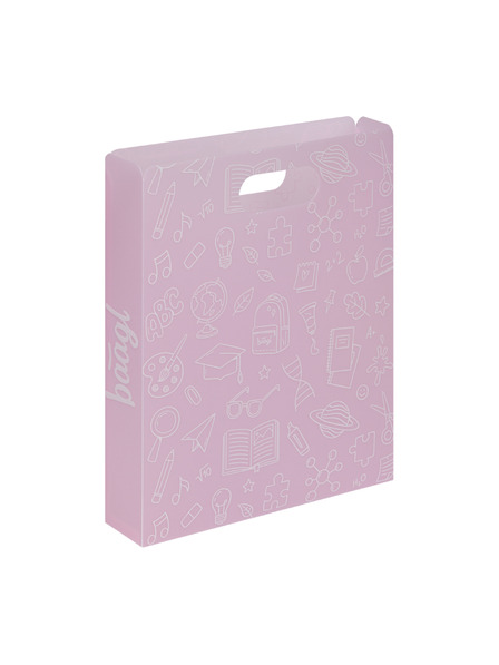 BAAGL  BAAGL Dosare din plastic pentru caiete scolare School roz