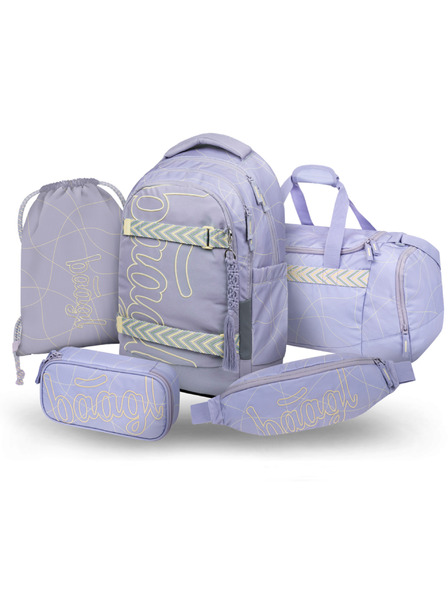 BAAGL  BAAGL SET 5 Skate Max Mishmash: rucsac, penar, săculeț, geantă de sport, burtieră GRS