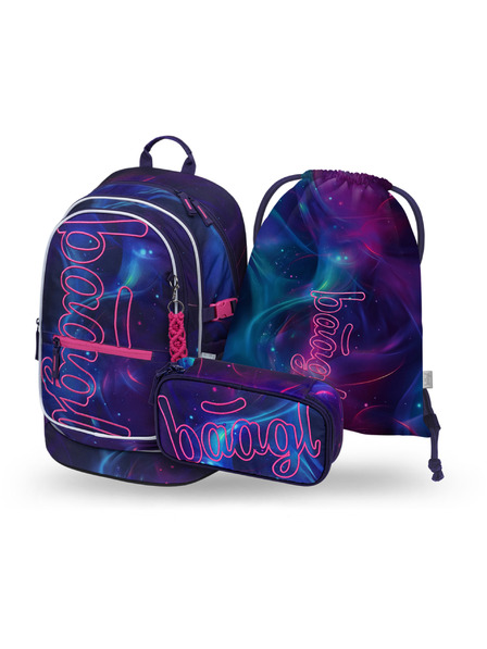 BAAGL  BAAGL SET 3 Core Nova: rucsac, penar, săculeț GRS