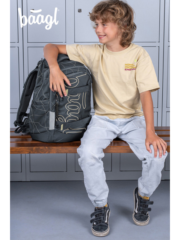 BAAGL  BAAGL Rucsac școlar Skate Max Wave GRS