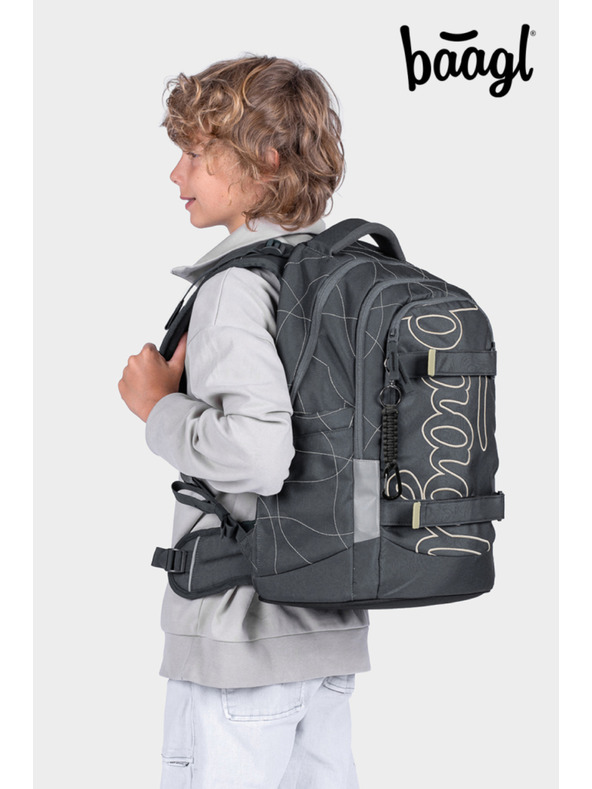 BAAGL  BAAGL Rucsac școlar Skate Max Wave GRS