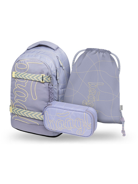 BAAGL  BAAGL SET 3 Skate Max Mishmash: rucsac, penar, sac GRS