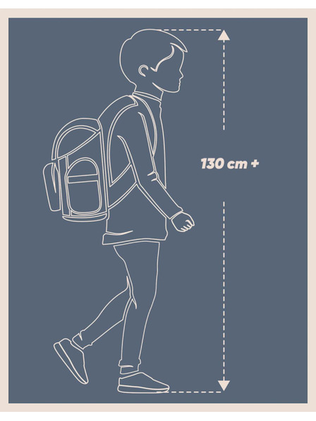 BAAGL  BAAGL Rucsac scolar Core Logo albastru GRS