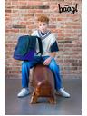 BAAGL  BAAGL Rucsac scolar Core Logo albastru GRS