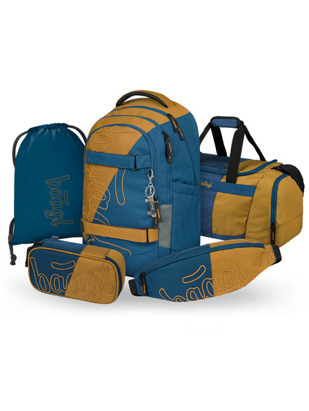 BAAGL  BAAGL SET 5 Skate Max Duo: rucsac, penar, sac, geanta sport, borseta GRS