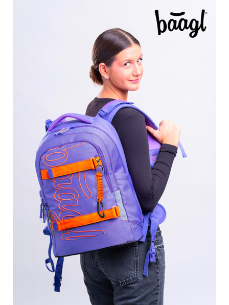 BAAGL  BAAGL SET 3 Skate Max Orange: rucsac, penar, sac GRS