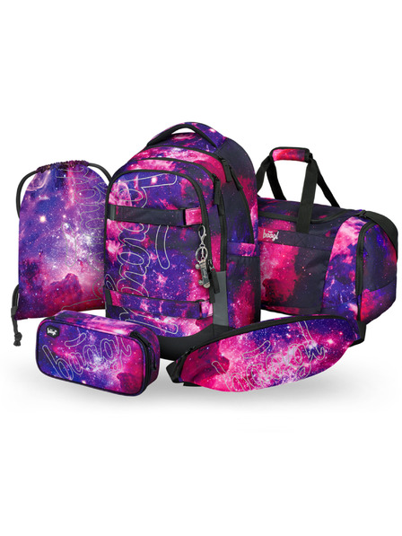 BAAGL  BAAGL SET 5 Skate Max Galaxy: rucsac, penar, sac, geanta sport, borseta GRS