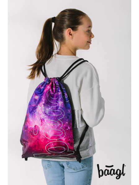 BAAGL  BAAGL SET 5 Skate Max Galaxy: rucsac, penar, sac, geanta sport, borseta GRS