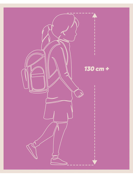 BAAGL  BAAGL Rucsac scolar Core Logo roz GRS