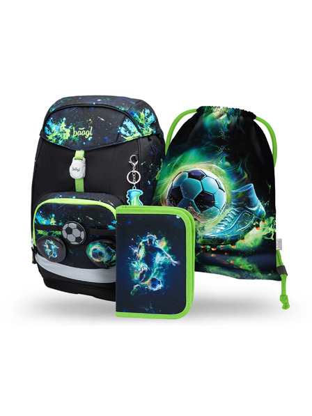 BAAGL  BAAGL SET 3 Airy Plus Fotbal: rucsac, penar, sac