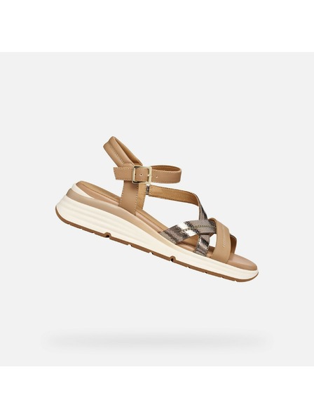 Geox Sandale femei Geox Elowynne bej deschis