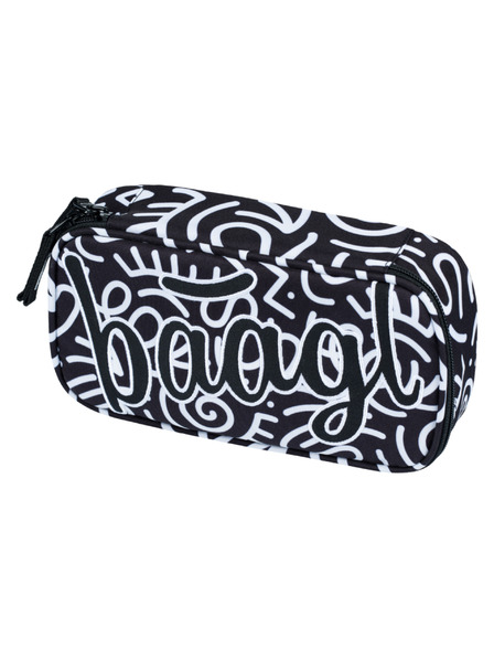 BAAGL  Servietă neagră pentru creioane școlare Baagl Element